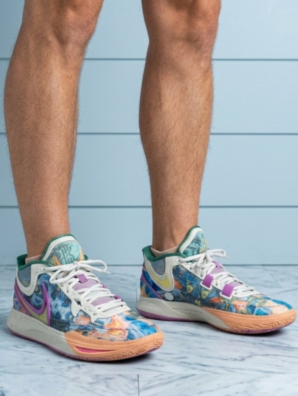 Sold Out Nike Men's 10.5 Kyrie 8 Heat Circle Of Life Light Bone/Yellow Strike - Picture 1 of 8